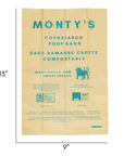Compostable Cornstarch Poop Bags 45 Bags (3 Roll Box)