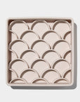 Dogged Scale 3 in 1 slow feeder in sand for dog in white background