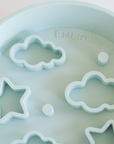 non toxic silicone detail Emerypets Star Cloud slow feeder blue for dog