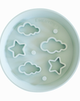 non toxic silicone Emerypets Star Cloud slow feeder blue bowl for dog