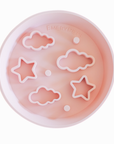 non toxic silicone Emerypets Star Cloud slow feeder pink