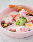 food example in Emerypets Star Cloud slow feeder pink non toxic silicone