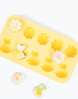 yellow Emerypets bee daisy treat mold freeze silicone for pet