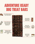 Ryoken Adventure Ready Dog Treat Bar on white background clean healthy travel friendly snack for dogs available now at Puppist.com