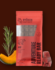 Ryoken Instinct Beef Adventure dog on red background natural ingredients from puppist.com