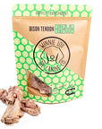 Winnie Lou Bison Tendon Chews Single Ingredient Dog Treat Package on white background