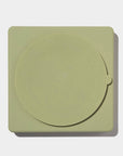 dogged slow feeder 3 in 1 back of bowl in green color