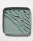 dogged beach seafoam silicone slow feeder for dog on white background