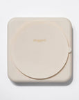 back of dogged beach slow feeder bowl buttercream silicone for dog