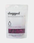 dogged freeze dried dragon fruit topper treat single-ingredient for dog package on white background 100% fruit