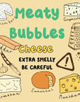 Cheese flavoured pet bubbles for cats and dogs