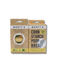 Compostable Cornstarch Poop Bags 45 Bags (3 Roll Box)