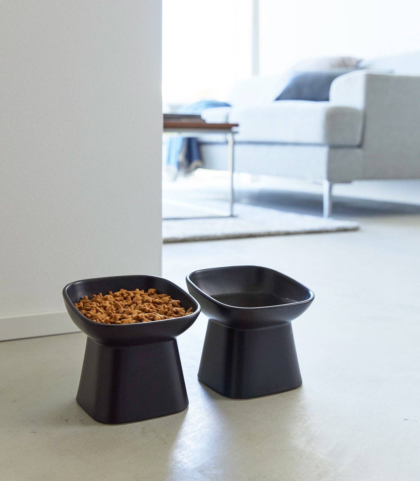 Yamazaki Home - Tilted Pet Food Bowl