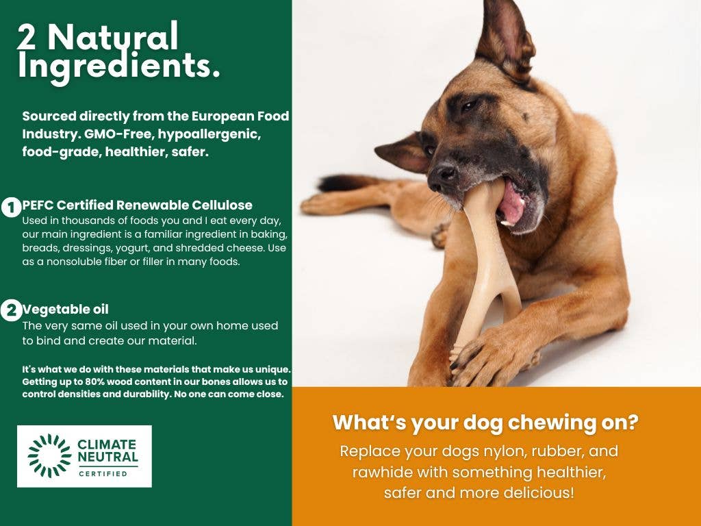 BetterBone HARD Natural Dog Chew – Beef Flavor (Small)