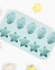 top of blue Emerypets star cloud treat mold diy freeze snack for pet