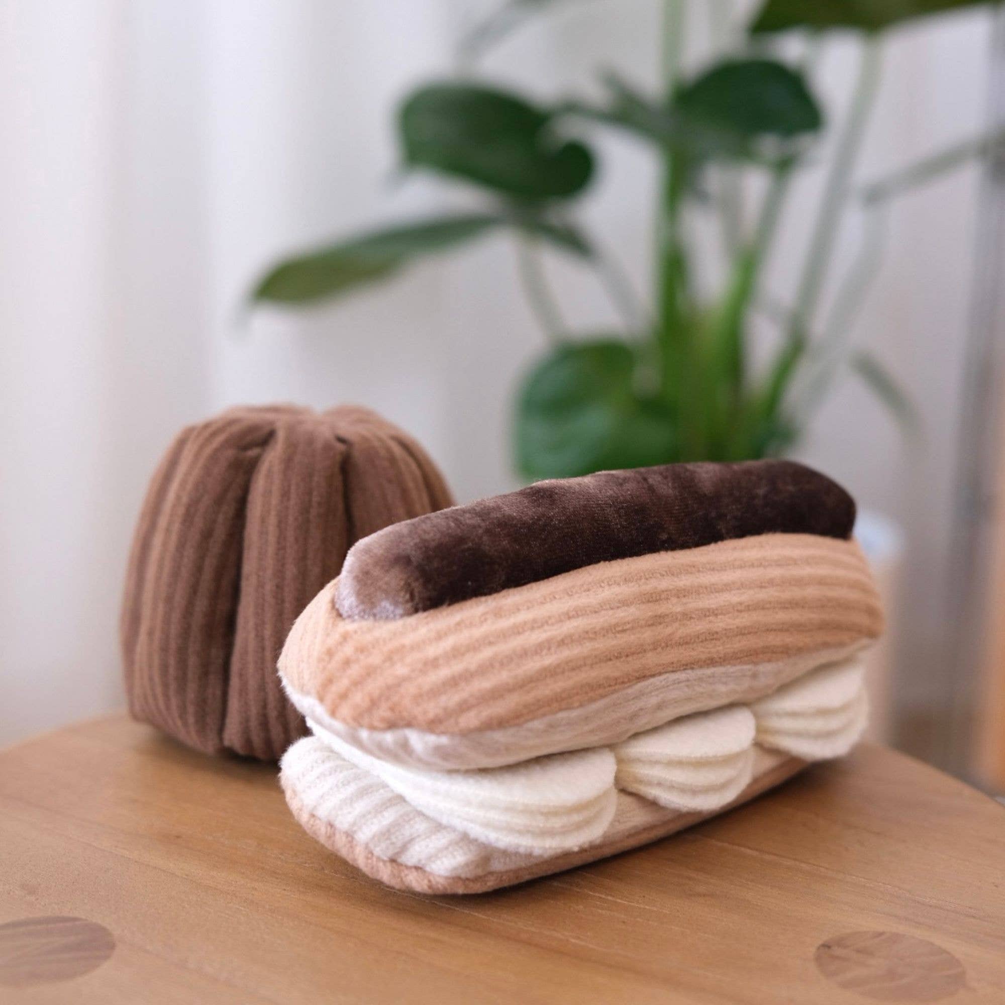 Lambwolf Collective Plush dog toy eclair and canale