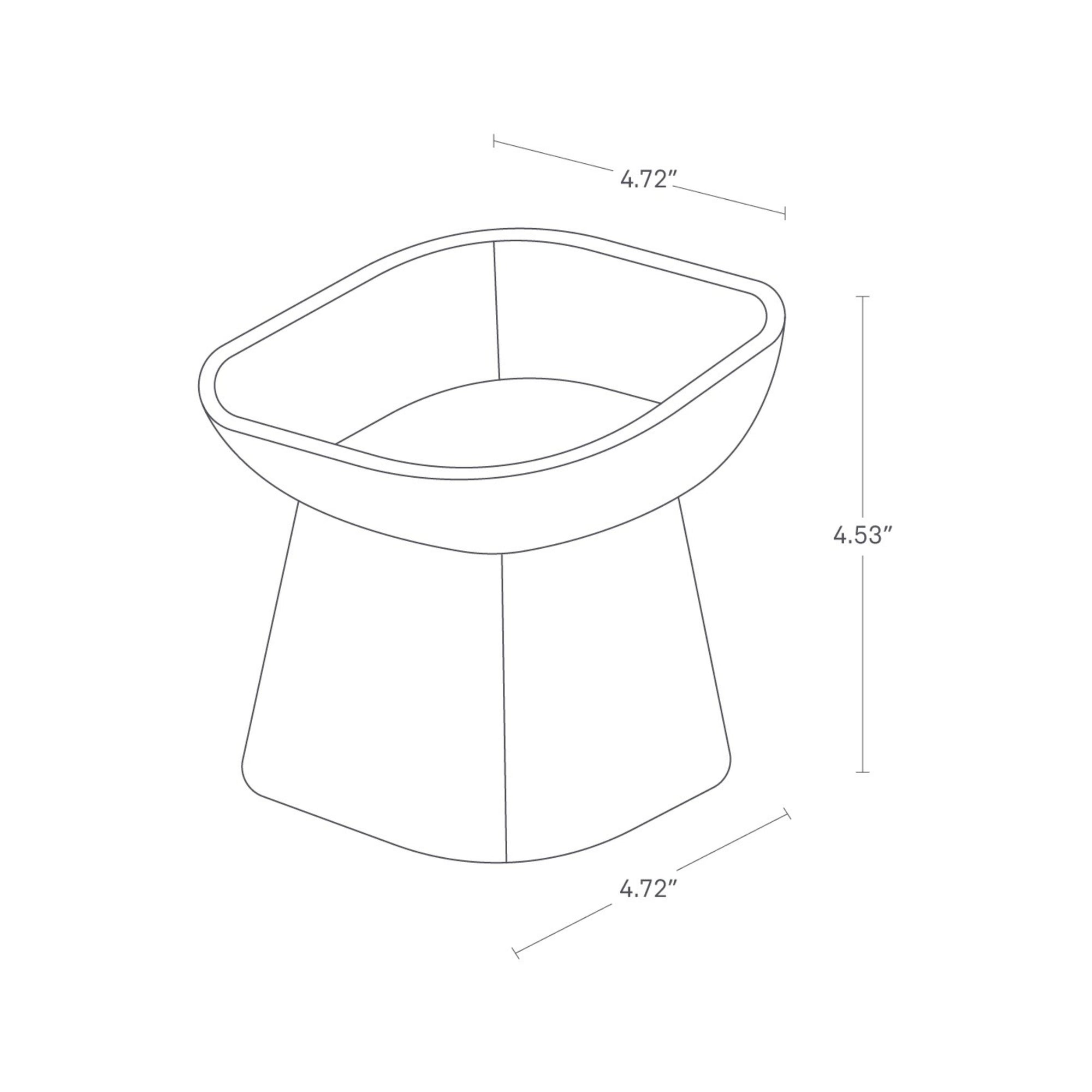 Yamazaki Home - Tilted Pet Food Bowl