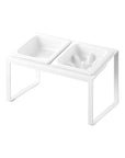 Yamazaki Home Slow Feeder Pet Bowl - Steel + Ceramic