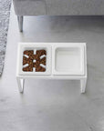 Yamazaki Home Slow Feeder Pet Bowl - Steel + Ceramic